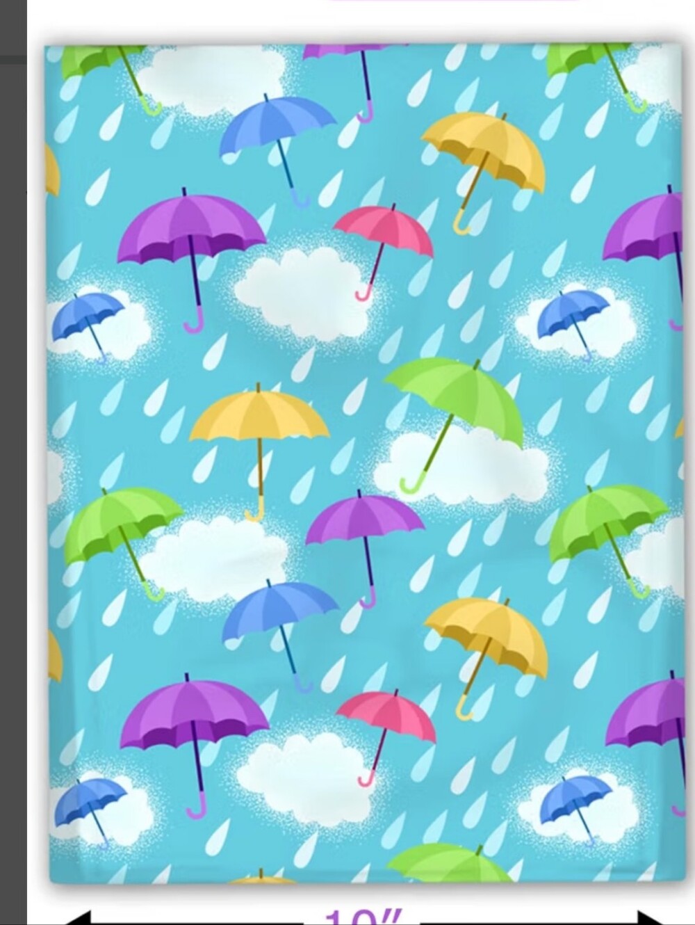 15 ct Umbrella Polymailers 10x13